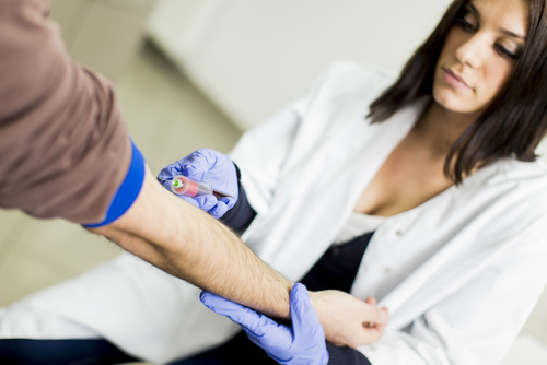 drawing blood shutterstock_129623387