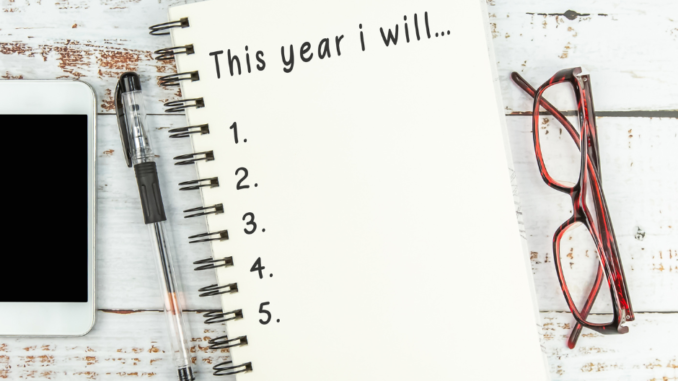 New Year's Checklist